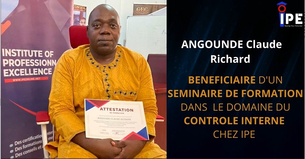 Témoignage M. ANGOUNDE CLAUDE, contrôleur interne à la CRTV, satisfait de sa formation avec IPE