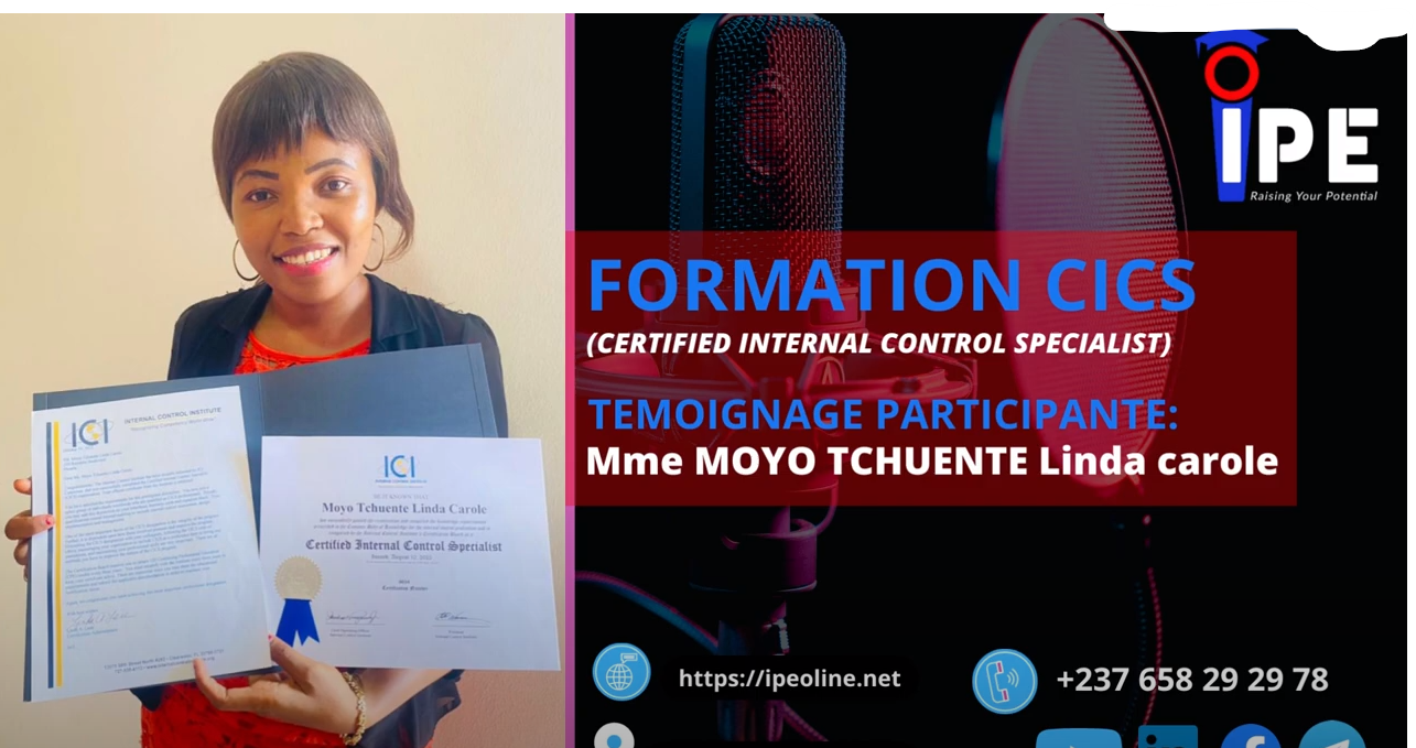 Témoignage IPE Formation / Linda MOYO certifiée CICS